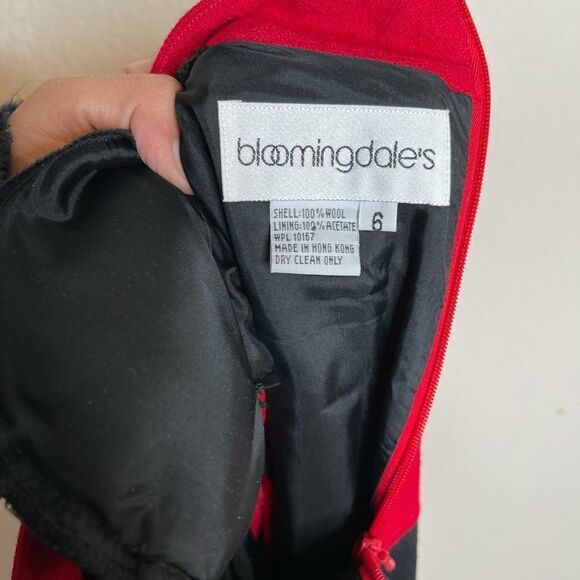 Vintage Bloomingdales wool mock neck dress - Picture 7 of 7